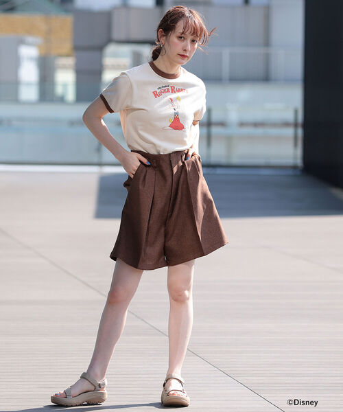 Ray BEAMS(レイビームス)の「south for F × Ray BEAMS/ 別注 Rrabbit Tシャツ(Tシャツ/カットソー・レディース・ベージュ・ONE SIZE)」の3枚目の写真