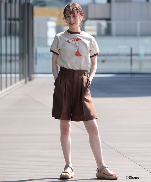 Ray BEAMS(レイビームス)の「south for F × Ray BEAMS/ 別注 Rrabbit Tシャツ(Tシャツ/カットソー・レディース・ベージュ・ONE SIZE)」の5枚目の写真