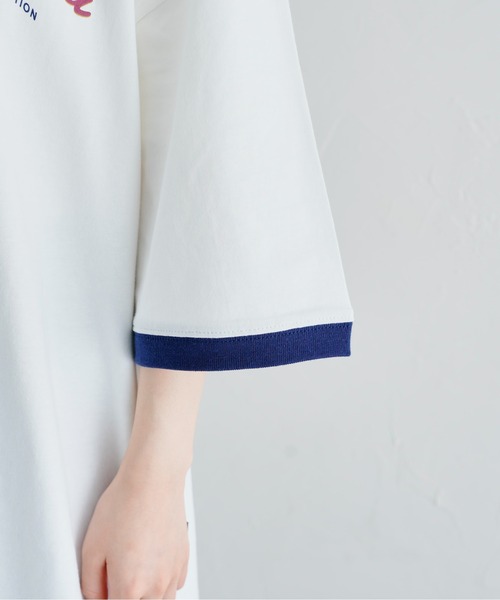 HANGTEN（ハンテン）の「半袖リンガーT（Tシャツ/カットソー・メンズ・ネイビー/オフホワイト/グリーン・MEDIUM/LARGE）」の20枚目の写真