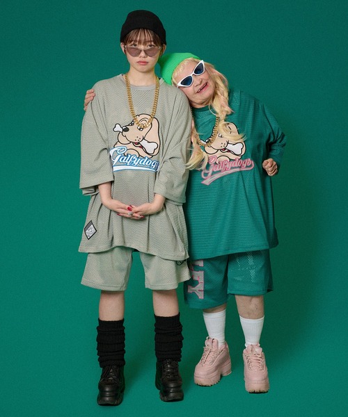 GALFY グレー メッシュ セットアップ GALFY グレー メッシュ セットアップ 【公式通販】