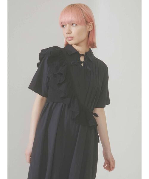 merry jenny（メリージェニー）の「アシメフリルビスチェ（チューブトップ・レディース・ブラック/ブラウン/ピンク/アイボリー・FREE）」の22枚目の写真