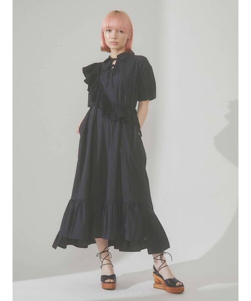 merry jenny（メリージェニー）の「アシメフリルビスチェ（チューブトップ・レディース・ブラック/ブラウン/ピンク/アイボリー・FREE）」の14枚目の写真