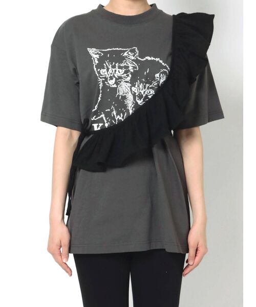 merry jenny（メリージェニー）の「アシメフリルビスチェ（チューブトップ・レディース・ブラック/ブラウン/ピンク/アイボリー・FREE）」の19枚目の写真