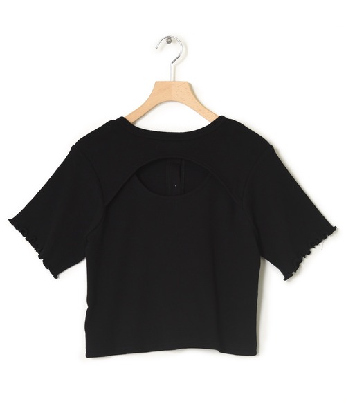 w closet（ダブルクローゼット）の「テレコ半袖クルーネックカーディガン（カーディガン/ボレロ・レディース・イエロー系その他/ブルー系その他/オフホワイト/ブラック・FREE）」の18枚目の写真