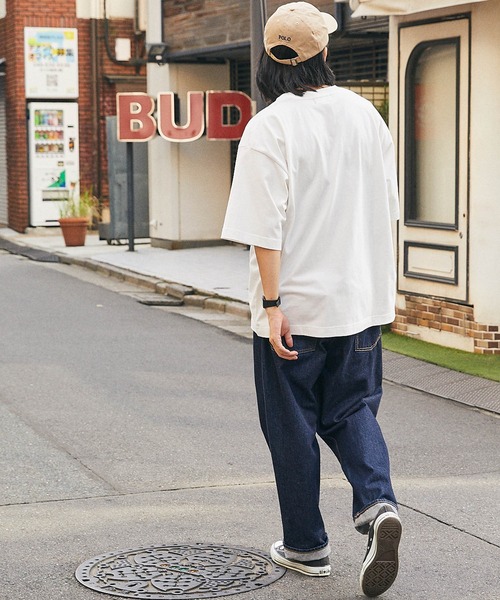 MONO-MART(モノマート)の「ドッグ レトロプリント ビッグシルエット半袖Tシャツ(Tシャツ/カットソー・メンズ・ホワイト系1/ホワイト系2/ホワイト系3/グレー系1/グレー系2/ベージュ系1/グリーン系3/ホワイト系4/ネイビー系1/グレー系4/ネイビー系4・M/L)」の13枚目の写真