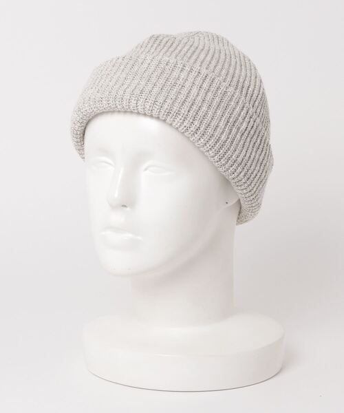 crepuscule(クレプスキュール)の「crepuscule Knit Cap 2201-011(ニットキャップ/ビーニー・メンズ・ライトグレー/ブラック/グレー/グリーン・FREE)」の10枚目の写真