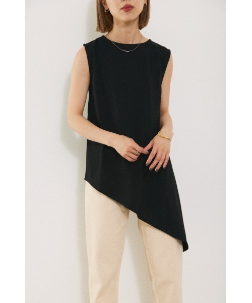 BLACK BY MOUSSY（ブラックバイマウジー）の「long slit tank