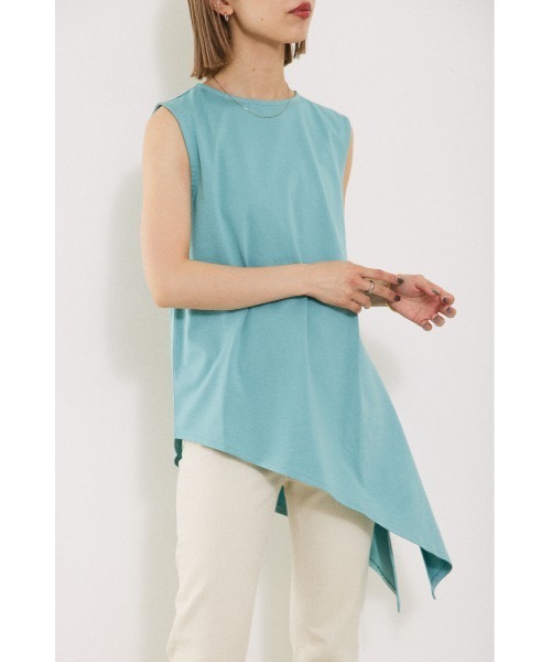 BLACK BY MOUSSY（ブラックバイマウジー）の「long slit tank