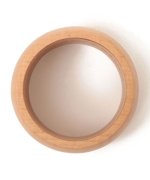 SHIPS any（シップス エニィ）の「SHIPS any: ボリューム ウッド バングル（バングル/リストバンド・レディース・アイボリー/ブラウン・ONE SIZE）」の3枚目の写真