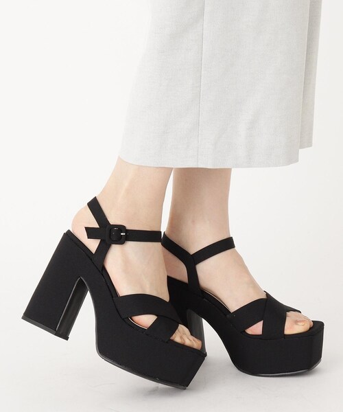 ESPERANZA（エスペランサ）の「◆【日本製／厚底／ロングセラー／ストラップ／安定感／歩きやすい】クロスアッパーデザインサンダル（サンダル・レディース・グリーン系その他4/ブラック系2/ベージュ系2/ピンクベージュ・M/L/LL/S）」の19枚目の写真