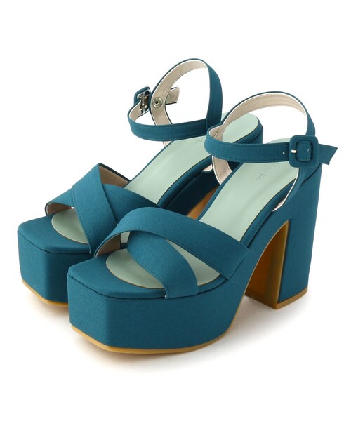 ESPERANZA（エスペランサ）の「◆【日本製／厚底／ロングセラー／ストラップ／安定感／歩きやすい】クロスアッパーデザインサンダル（サンダル・レディース・グリーン系その他4/ブラック系2/ベージュ系2/ピンクベージュ・M/L/LL/S）」の18枚目の写真