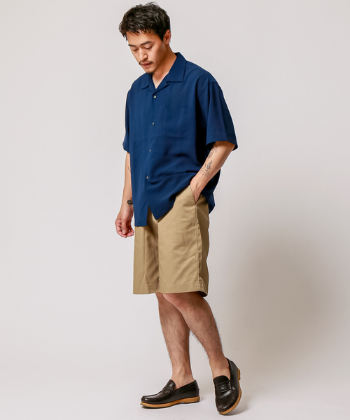 B.C STOCK(ベーセーストック)の「FIL DESSIN OPEN S/S(シャツ/ブラウス・メンズ・ネイビー/サックスブルー/チャコールグレー/ホワイト/グリーン・LARGE/MEDIUM/SMALL)」の12枚目の写真