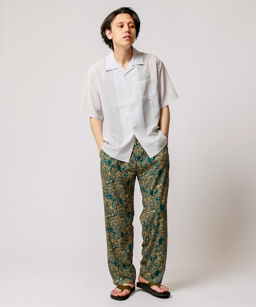 B.C STOCK(ベーセーストック)の「FIL DESSIN OPEN S/S(シャツ/ブラウス・メンズ・ネイビー/サックスブルー/チャコールグレー/ホワイト/グリーン・LARGE/MEDIUM/SMALL)」の15枚目の写真