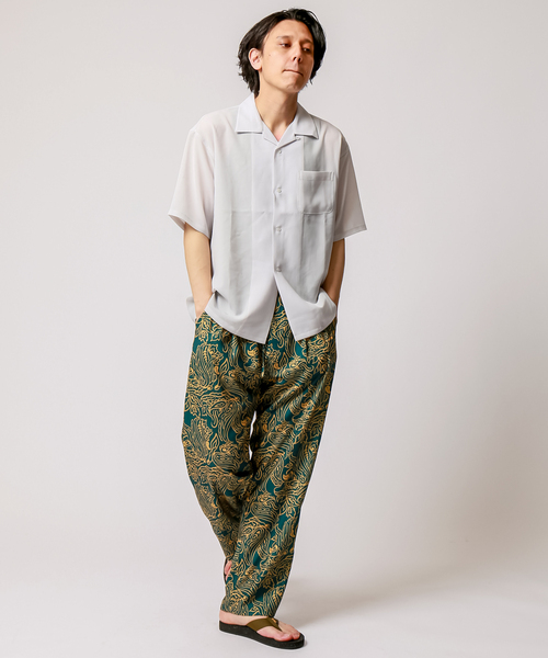 B.C STOCK(ベーセーストック)の「FIL DESSIN OPEN S/S(シャツ/ブラウス・メンズ・ネイビー/サックスブルー/チャコールグレー/ホワイト/グリーン・LARGE/MEDIUM/SMALL)」の16枚目の写真