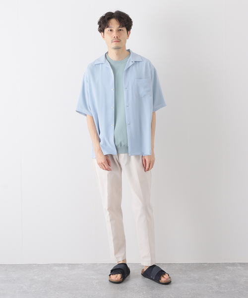 B.C STOCK(ベーセーストック)の「FIL DESSIN OPEN S/S(シャツ/ブラウス・メンズ・ネイビー/サックスブルー/チャコールグレー/ホワイト/グリーン・LARGE/MEDIUM/SMALL)」の21枚目の写真