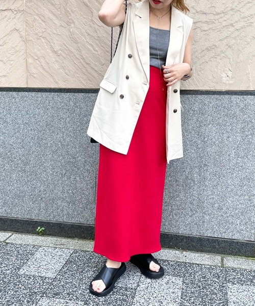 archives（アルシーヴ）の「フロントＺＩＰリブスカート（スカート・レディース・レッド/ブルー/グリーン/ピンク/ブラック・MEDIUM）」の22枚目の写真