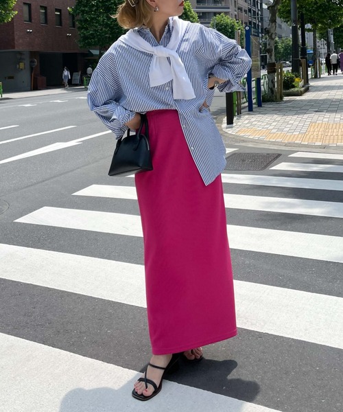 archives（アルシーヴ）の「フロントＺＩＰリブスカート（スカート・レディース・レッド/ブルー/グリーン/ピンク/ブラック・MEDIUM）」の16枚目の写真