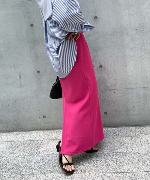 archives（アルシーヴ）の「フロントＺＩＰリブスカート（スカート・レディース・レッド/ブルー/グリーン/ピンク/ブラック・MEDIUM）」の20枚目の写真