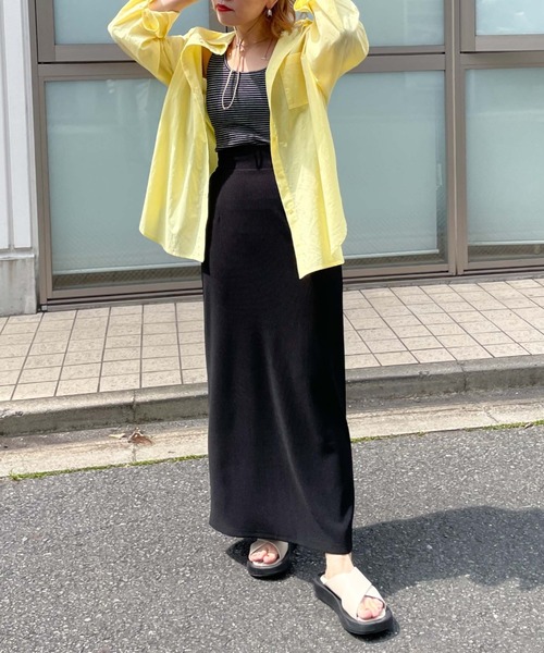 archives（アルシーヴ）の「フロントＺＩＰリブスカート（スカート・レディース・レッド/ブルー/グリーン/ピンク/ブラック・MEDIUM）」の11枚目の写真