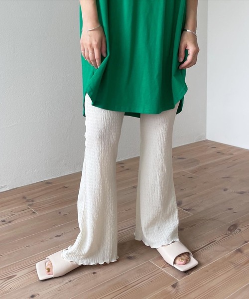 wee9s（ウィークス）の「square flat sandals / クッション性抜群！スクエアフラットサンダル（サンダル・レディース・ブラック/ベージュ/アイボリー・23cm/23.5cm/24cm/24.5cm/25cm）」の13枚目の写真