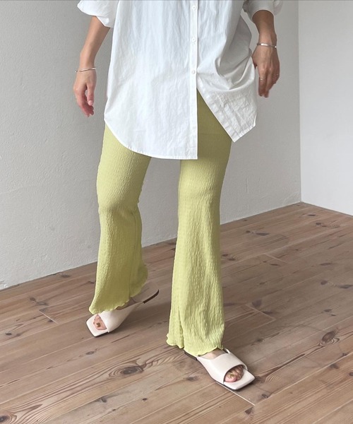 wee9s（ウィークス）の「square flat sandals / クッション性抜群！スクエアフラットサンダル（サンダル・レディース・ブラック/ベージュ/アイボリー・23cm/23.5cm/24cm/24.5cm/25cm）」の16枚目の写真