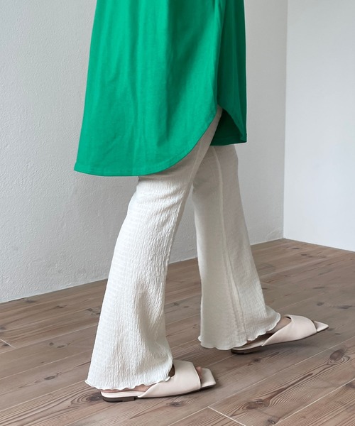 wee9s（ウィークス）の「square flat sandals / クッション性抜群！スクエアフラットサンダル（サンダル・レディース・ブラック/ベージュ/アイボリー・23cm/23.5cm/24cm/24.5cm/25cm）」の15枚目の写真