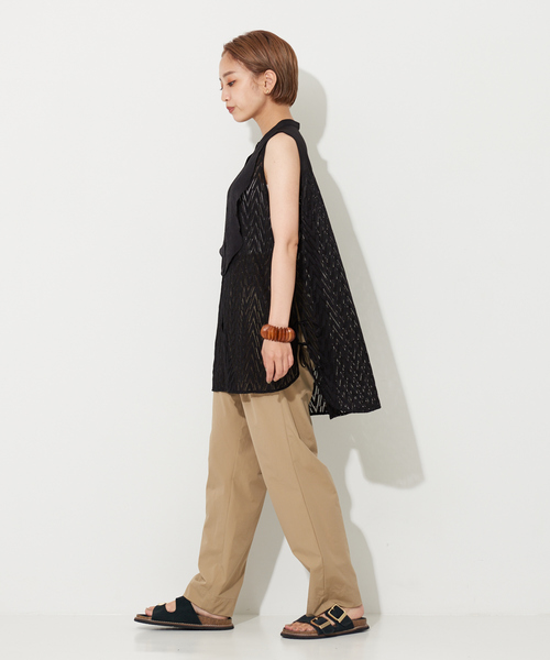 NOMINE(ノミネ)の「レースボサムノースリブラウス(シャツ/ブラウス・レディース・ホワイト/ブラック・フリー)」の18枚目の写真