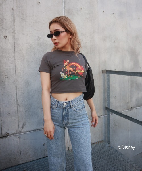 FIG&VIPER（フィグアンドバイパー）の「Disney Bambi / short T（Tシャツ/カットソー・レディース・ホワイト/ダークグレー/ライトピンク・FREE）」の18枚目の写真