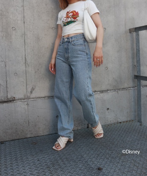 FIG&VIPER（フィグアンドバイパー）の「Disney Bambi / short T（Tシャツ/カットソー・レディース・ホワイト/ダークグレー/ライトピンク・FREE）」の13枚目の写真