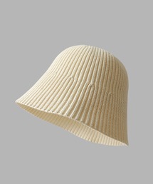 HOOK（フック）の「【HOOK】無地ニット編ハット（ハット・メンズ）」