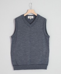 OMNIGOD（オムニゴッド）の「[OMNIGOD mens / オムニゴッド] ウォッシャブルウールボーダー Vネックベスト（ベスト・メンズ）」