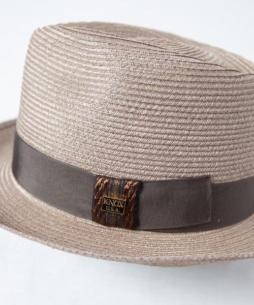 KNOX（ノックス）の「リネンブレード　PK / Linen Braid Hat（ハット・メンズ・ブラック/モカ/ナチュラル・MEDIUM/LARGE）」の12枚目の写真
