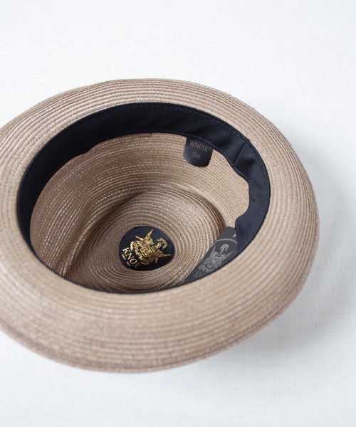 KNOX（ノックス）の「リネンブレード　PK / Linen Braid Hat（ハット・メンズ・ブラック/モカ/ナチュラル・MEDIUM/LARGE）」の14枚目の写真