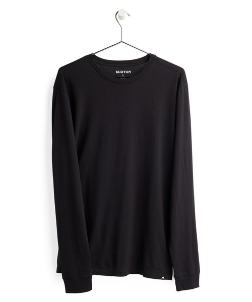 BURTON(バートン)の「オーガニックコットン 無地 長袖 ロングスリーブ Tシャツ(Tシャツ/カットソー・メンズ・ブラック/ホワイト・S/XL/M/XS/L)」の2枚目の写真