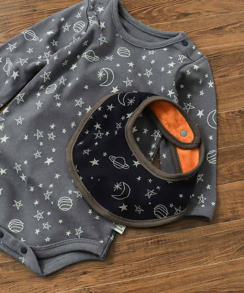 BREEZE（ブリーズ）の「リバーシブルスタイ マイファーストブリーズ （スタイ/よだれかけ・キッズ・グリーン/ライトグレー/マスタード/ネイビー/その他3/ミント/サックスブルー/オフホワイト/クリーム/ブルー/ブラウン/チャコール/グレー/サーモンピンク/キャメル・80）」の10枚目の写真