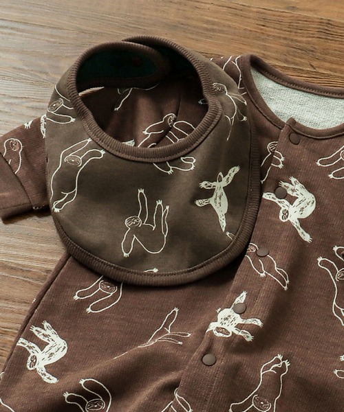 BREEZE（ブリーズ）の「リバーシブルスタイ マイファーストブリーズ （スタイ/よだれかけ・キッズ・グリーン/ライトグレー/マスタード/ネイビー/その他3/ミント/サックスブルー/オフホワイト/クリーム/ブルー/ブラウン/チャコール/グレー/サーモンピンク/キャメル・80）」の6枚目の写真