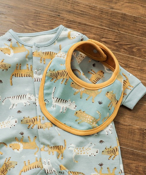 BREEZE（ブリーズ）の「リバーシブルスタイ マイファーストブリーズ （スタイ/よだれかけ・キッズ・グリーン/ライトグレー/マスタード/ネイビー/その他3/ミント/サックスブルー/オフホワイト/クリーム/ブルー/ブラウン/チャコール/グレー/サーモンピンク/キャメル・80）」の11枚目の写真