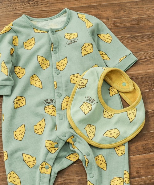 BREEZE（ブリーズ）の「リバーシブルスタイ マイファーストブリーズ （スタイ/よだれかけ・キッズ・グリーン/ライトグレー/マスタード/ネイビー/その他3/ミント/サックスブルー/オフホワイト/クリーム/ブルー/ブラウン/チャコール/グレー/サーモンピンク/キャメル・80）」の9枚目の写真