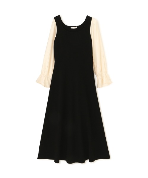 PROPORTION BODY DRESSING（プロポーションボディドレッシング）の「セミフレアハイウエストニットワンピース / 1212240511（ワンピース・レディース・ブラック/ブラウン系その他/グレー・SMALL/MEDIUM）」の13枚目の写真