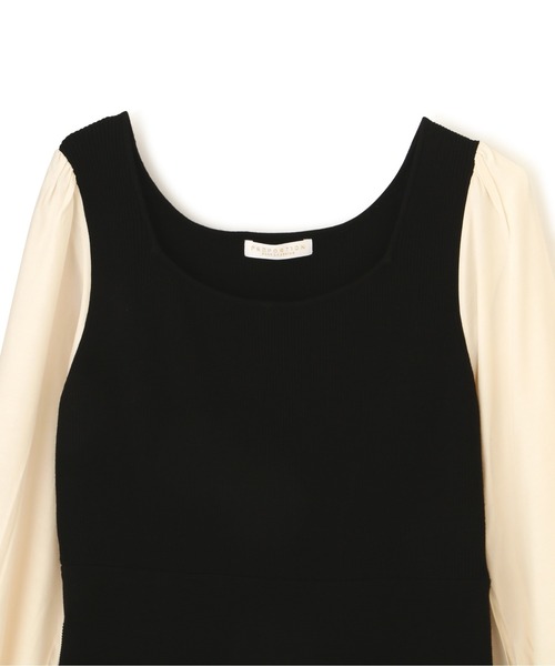 PROPORTION BODY DRESSING（プロポーションボディドレッシング）の「セミフレアハイウエストニットワンピース / 1212240511（ワンピース・レディース・ブラック/ブラウン系その他/グレー・SMALL/MEDIUM）」の14枚目の写真