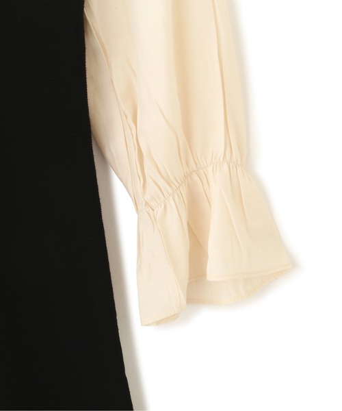 PROPORTION BODY DRESSING（プロポーションボディドレッシング）の「セミフレアハイウエストニットワンピース / 1212240511（ワンピース・レディース・ブラック/ブラウン系その他/グレー・SMALL/MEDIUM）」の16枚目の写真