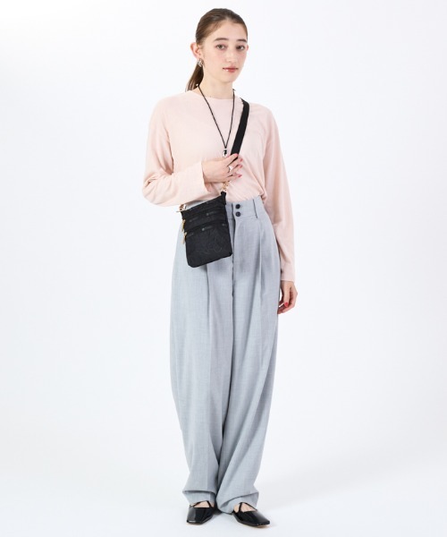 3 ZIP CROSSBODY パフィーブロッサムズ（ショルダーバッグ