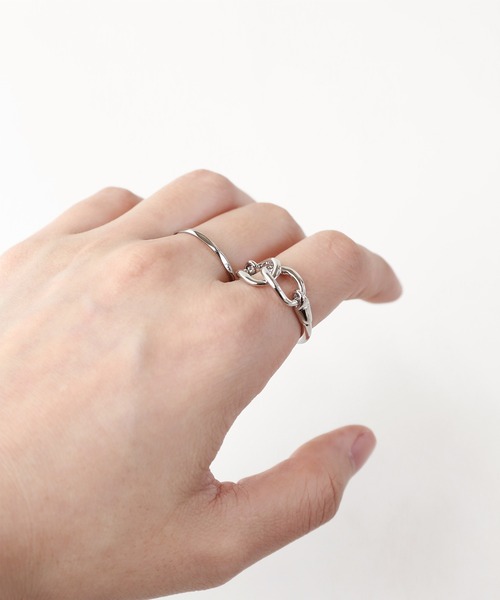 minsobi（ミンソビ）の「細オクタゴンリング（リング・メンズ・Silver・S/M/L）」の2枚目の写真