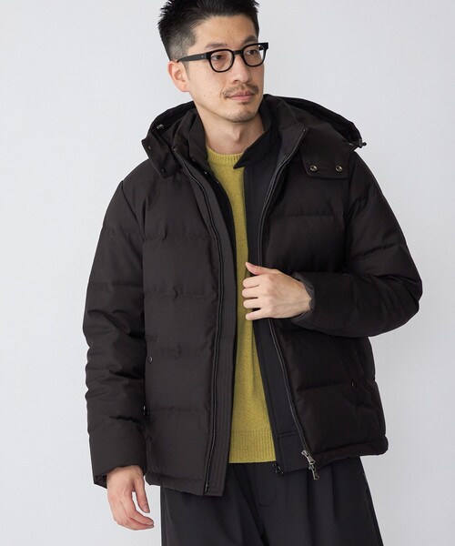 SHIPS（シップス）の「SHIPS: GOOSE DOWN ウール ダウンジャケット 22FW（ダウンジャケット/コート・メンズ・チャコールグレー/ブラック/ネイビー/ブラウン・SMALL/MEDIUM/LARGE/X-LARGE）」の3枚目の写真