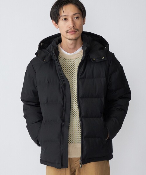 SHIPS（シップス）の「SHIPS: GOOSE DOWN ウール ダウンジャケット 22FW（ダウンジャケット/コート・メンズ・チャコールグレー/ブラック/ネイビー/ブラウン・SMALL/MEDIUM/LARGE/X-LARGE）」の2枚目の写真