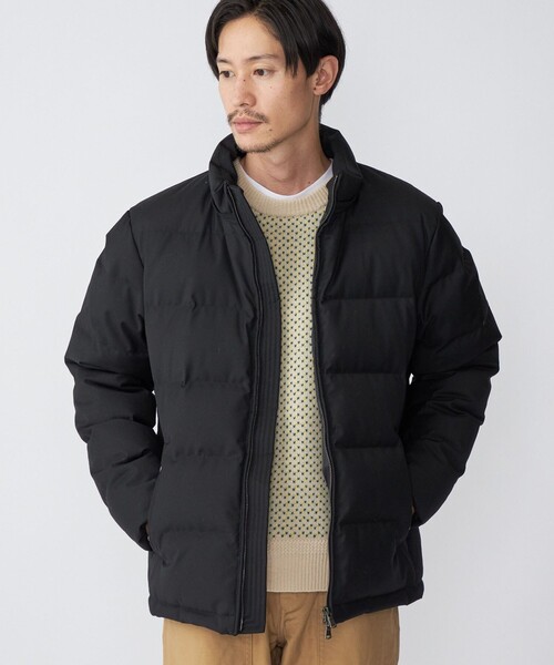 SHIPS（シップス）の「SHIPS: GOOSE DOWN ウール ダウンジャケット 22FW（ダウンジャケット/コート・メンズ・チャコールグレー/ブラック/ネイビー/ブラウン・SMALL/MEDIUM/LARGE/X-LARGE）」の22枚目の写真