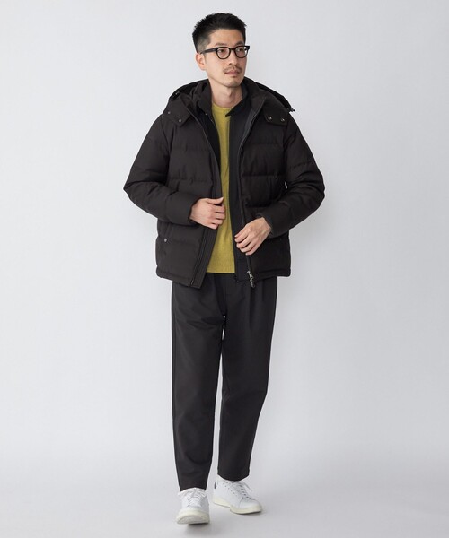 SHIPS（シップス）の「SHIPS: GOOSE DOWN ウール ダウンジャケット 22FW（ダウンジャケット/コート・メンズ・チャコールグレー/ブラック/ネイビー/ブラウン・SMALL/MEDIUM/LARGE/X-LARGE）」の14枚目の写真