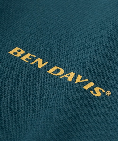 BEN DAVIS(ベンデイビス)の「【BEN DAVIS/ベンデイビス】アイキャッチオーバルロゴ バックプリント&袖プリント ロンT/ ロングスリーブ/ビッグシルエット(Tシャツ/カットソー・メンズ・ブラック/ホワイト/ブルーグリーン・L/M/XL)」の9枚目の写真