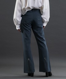 Adoon plain | 【Special edition】2way裾ジップフレアパンツ（セットアップ着用可）(スラックス)