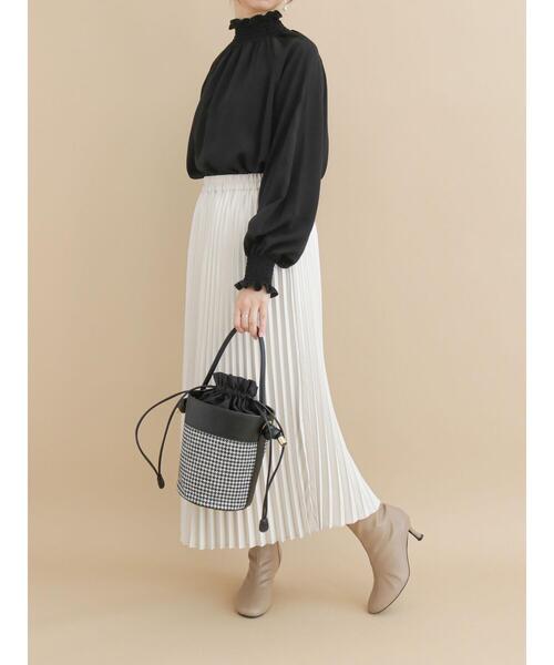 Te chichi（テチチ）の「バイカラーミニバック（ハンドバッグ・レディース・ブラック/ブラウン/ブルー・ﾌﾘ-）」の12枚目の写真